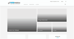 Desktop Screenshot of msbmakina.com